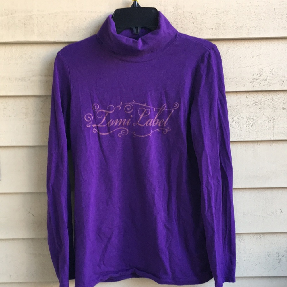 Uniqlo purple turtle neck top. Limited edition